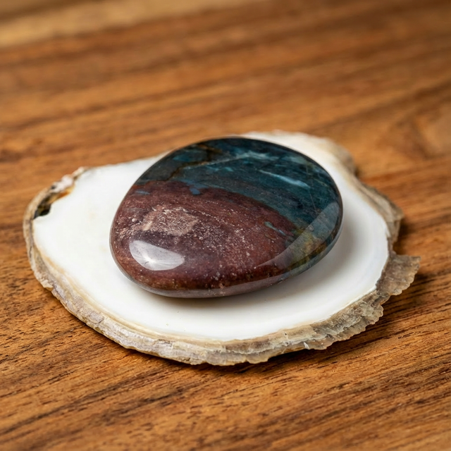 Galet Jaspe vert A - Madagascar (30 À 50mm)