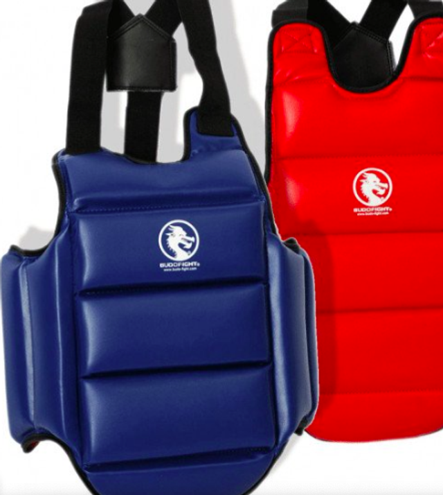 Plastron Karaté réversible FFK