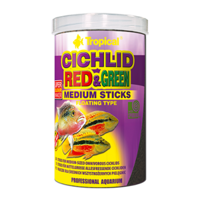 Cichlid omnivore small pellet 250ml