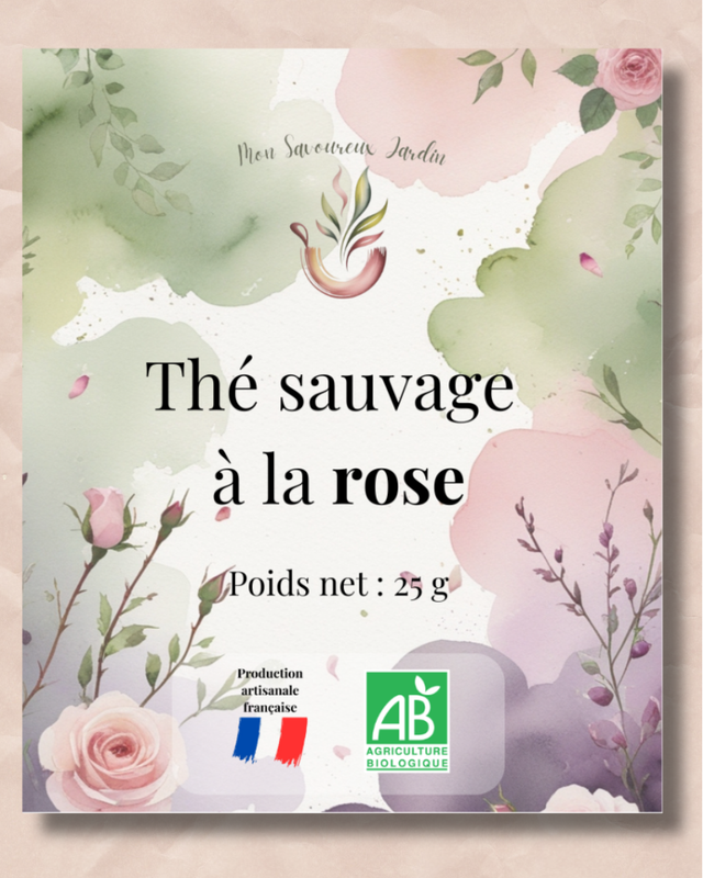 Thé sauvage à la rose