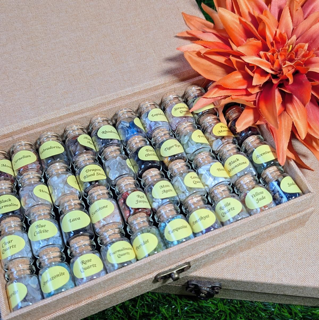 Crystal Chips Gift Box - 40 Assorted Chips - Gift Set