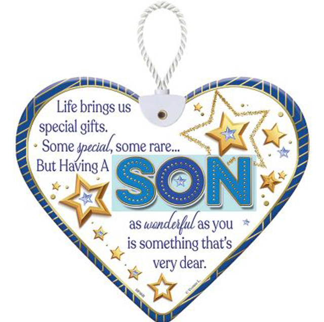 Heartfelt Son Ceramic Heart 