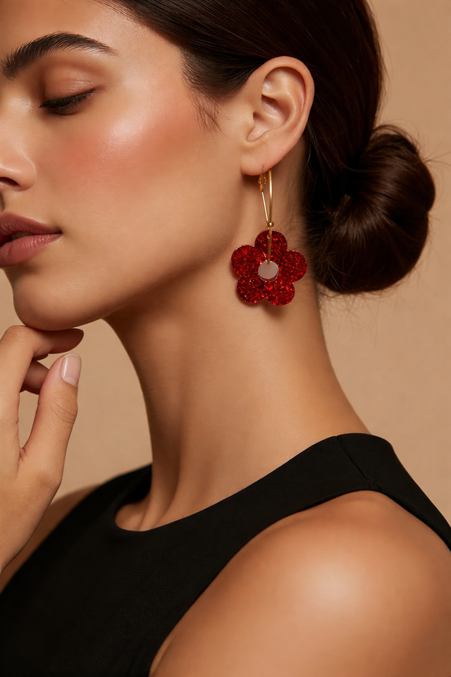 Anneaux cœur- Collection capsule Saint Valentin rouge passion