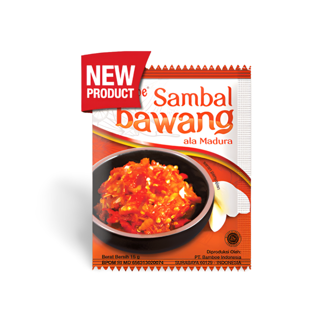 BAMBOE Sambal Bawang x10 Sachet - Pâte de Piment à l'échalote