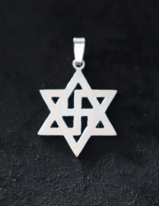 Symbol of infinity,  Medal INOX without circle 20 mm. (réf. OSSI 20)