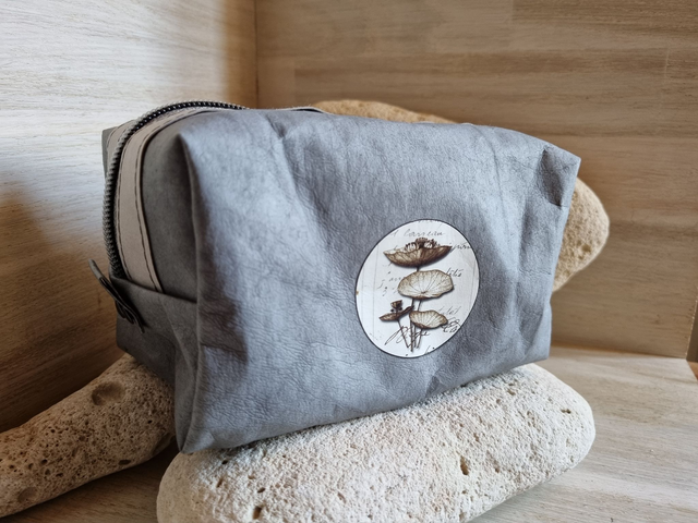 Trousse boîte gris