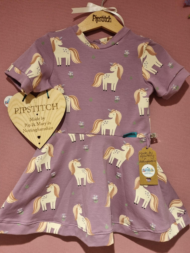 Dress Unicorn purple sparkly