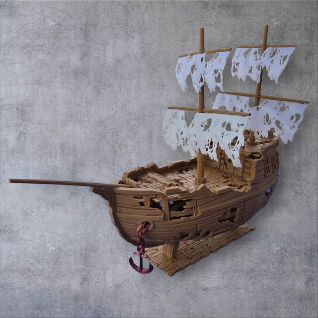 Navire fantôme Illuminé