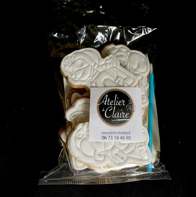 kit biscuits à peindre - thème Patpatrouille
