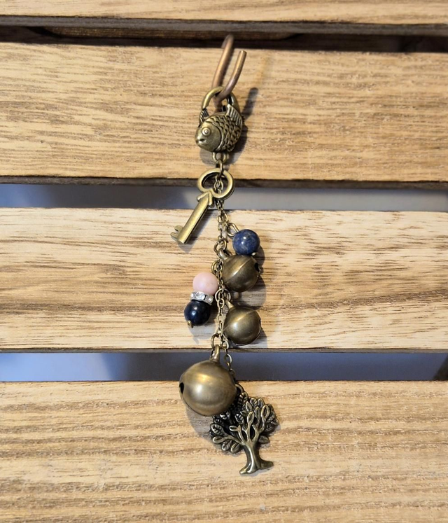 Porte clé ou bijoux de sac arbre