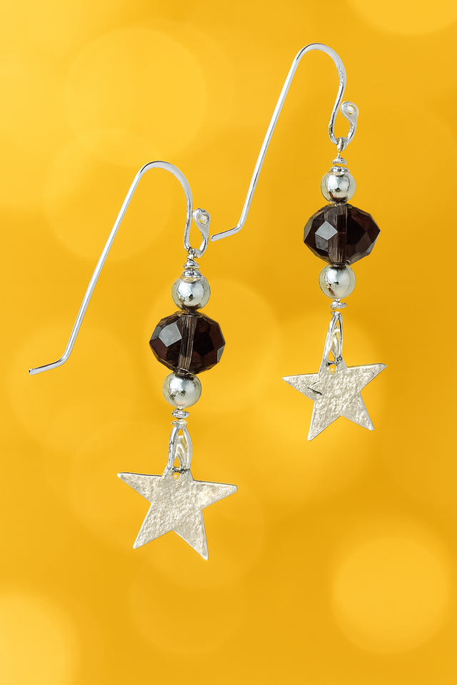 Twilight Sparkle: Silver Drop Earrings