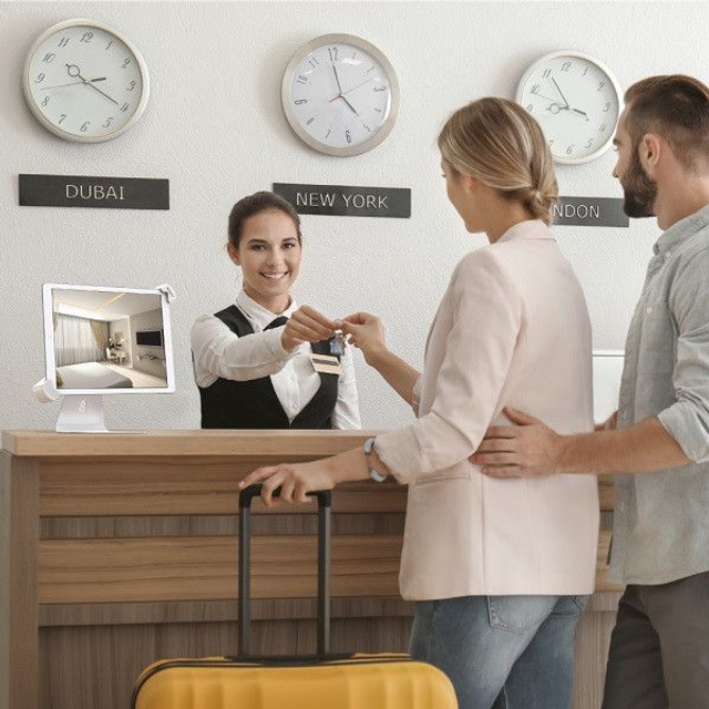 Barkan Support de table pour tablette 7-14&quot;, verrouillable, blanc