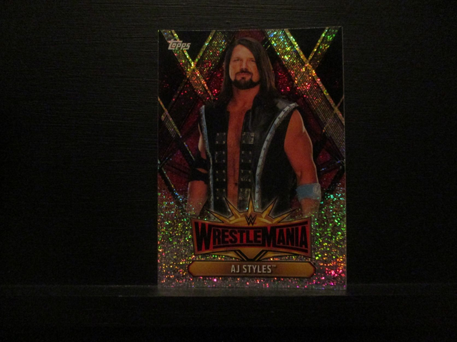 AJ Styles - Champions Wrestlemania Original Trading Card #WM-2