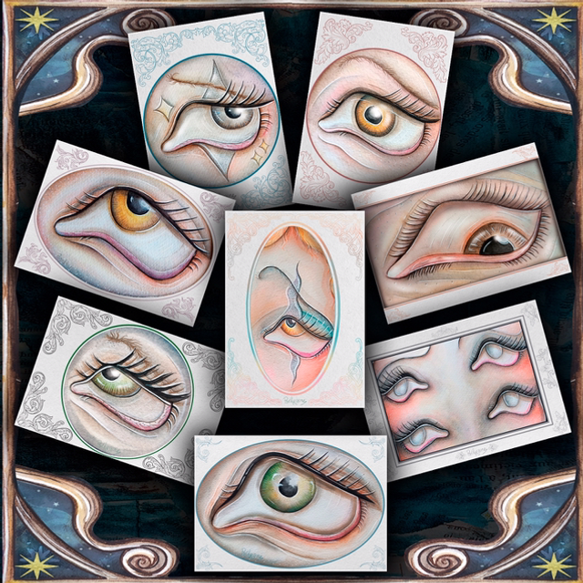 Pack de cartes - Un tas d’beaux yeux 