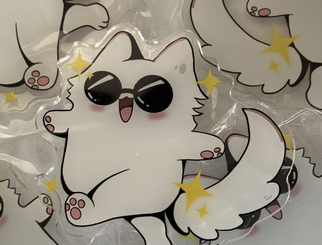 STAND ACRYLIQUE GOJO CHAT 