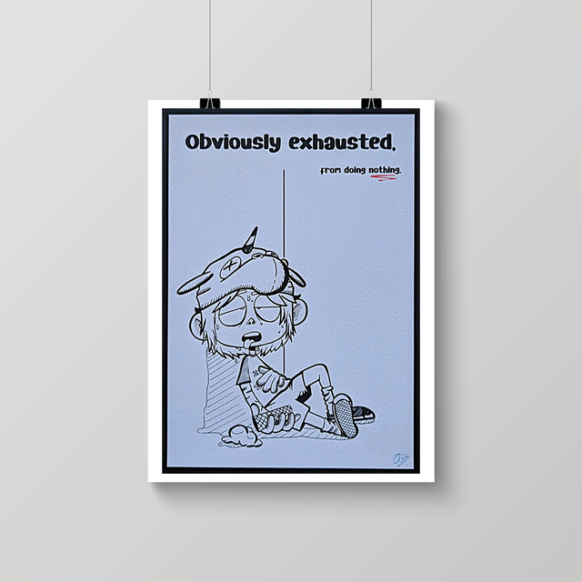 "OBVIOUSLY EXHAUSTED"