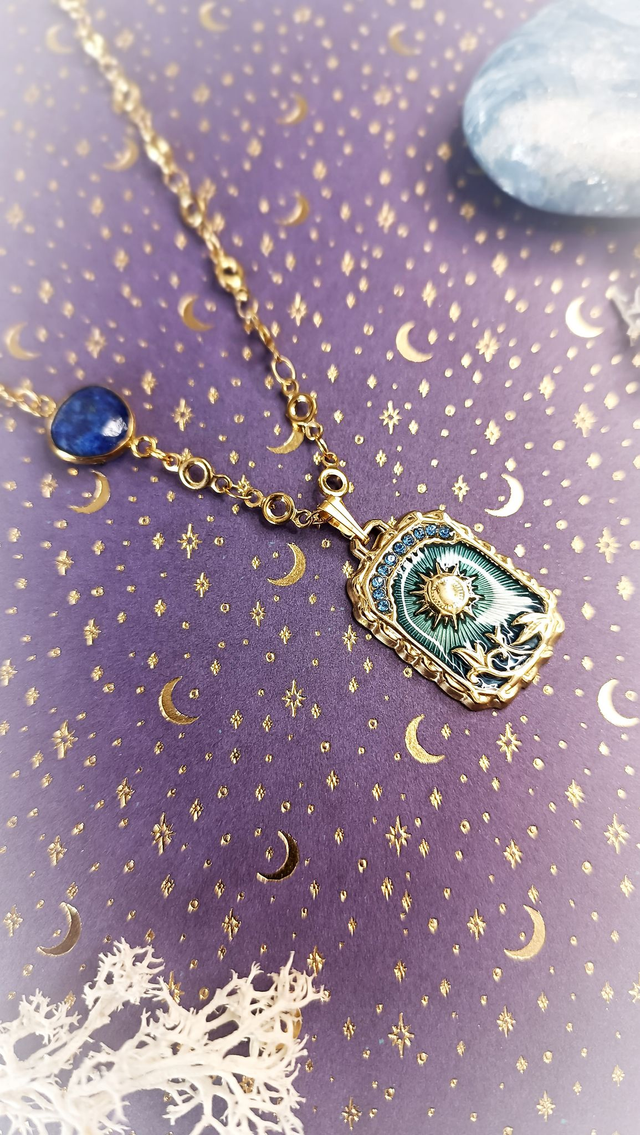 Collier SURYAH - Bleu Nuit - Lapis Lazuli