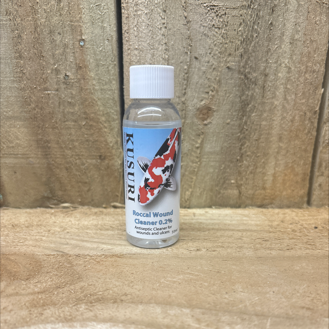 Kusuri Roccal Wound Cleaner 0.2% - Antiseptic cleaner for wounds and ulcers- 50mm