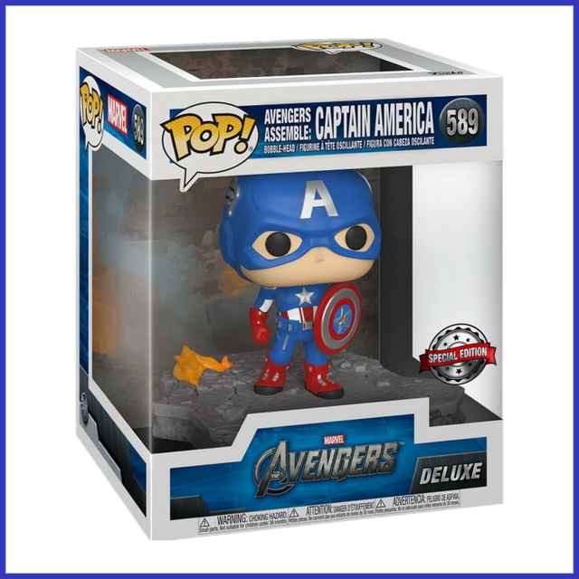 POP figure Marvel Avengers Captain America Assemble Exclusive #589