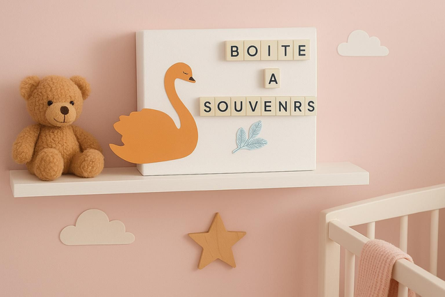 Box Souvenir Luxe Complète : L'Écrin des Premiers Trésors