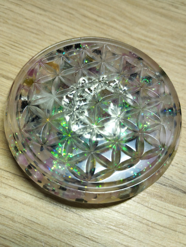 Orgonite palet fleur de vie 
