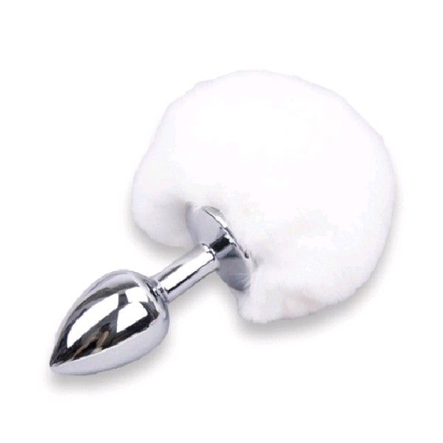 Plug Anal Cola de Conejo Acero Inoxidable Varios Colores