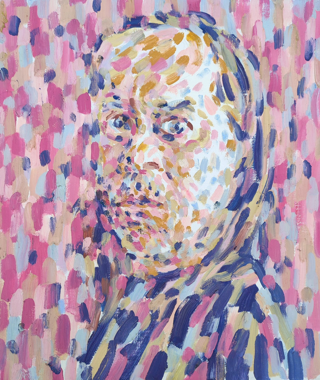 Jak z bicza strzelił, 65x55 olej płótno 2014-17