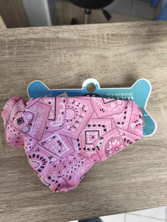 Collier bandana Tl rose