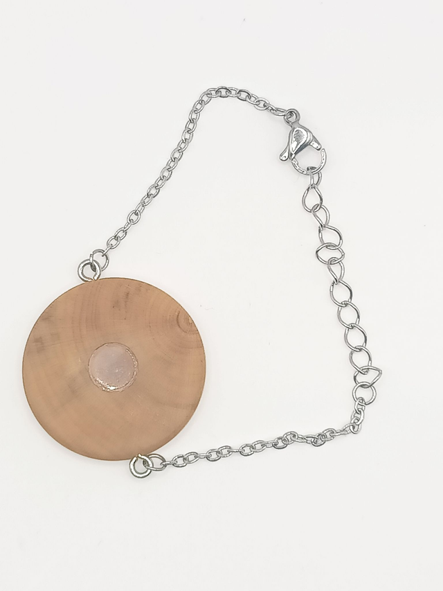 Bracelet Quartz Rose Simple sur Buis