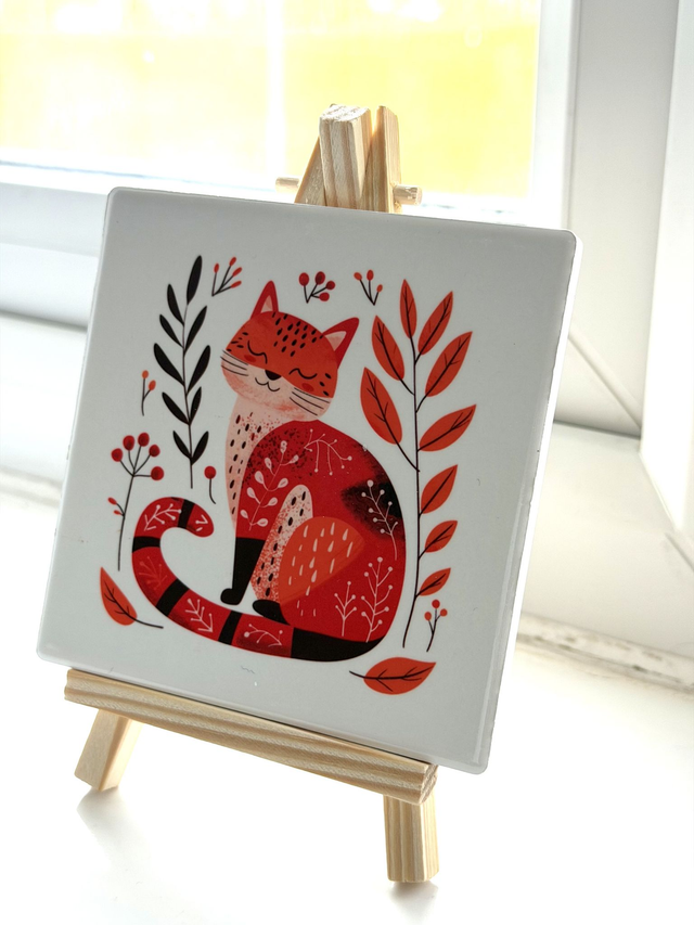 Scandinavian Coaster – Ceramic Animal Coasters