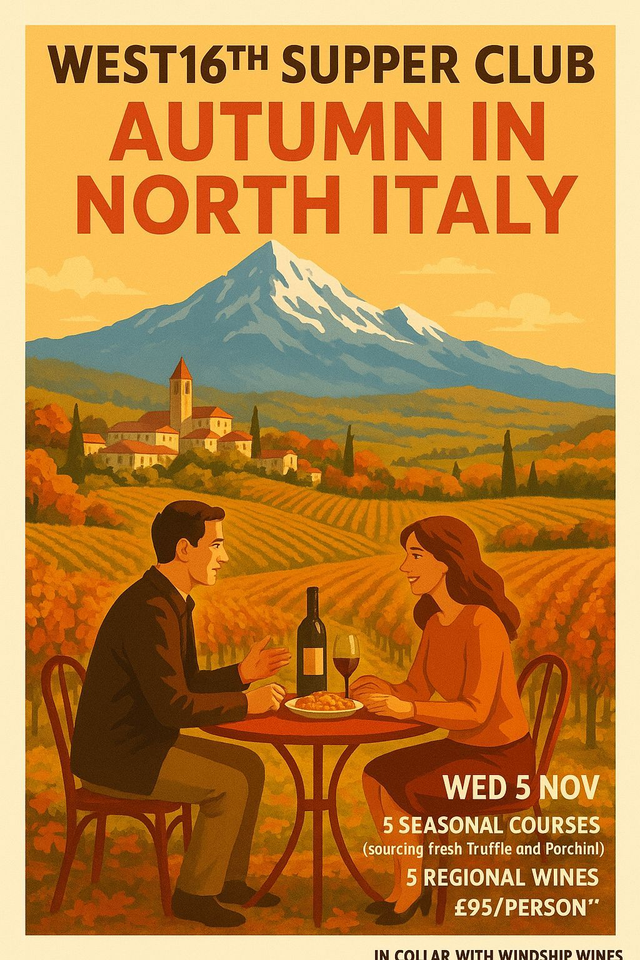 1x West16th Supper Club - Northern Italy