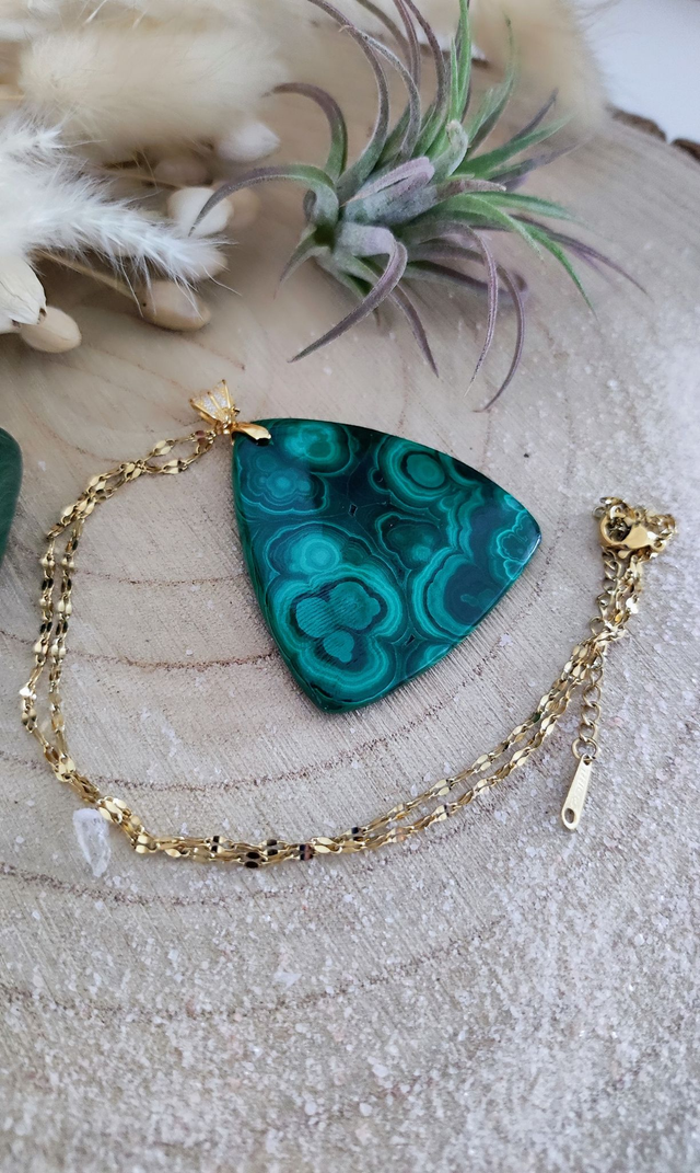 Pendentif Malachite