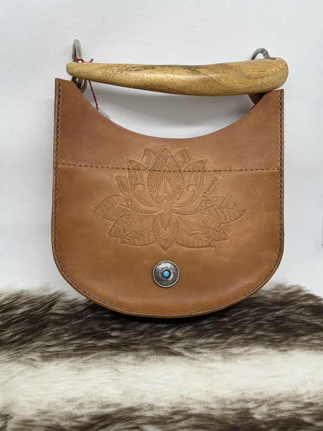 Petit sac à main en cuir