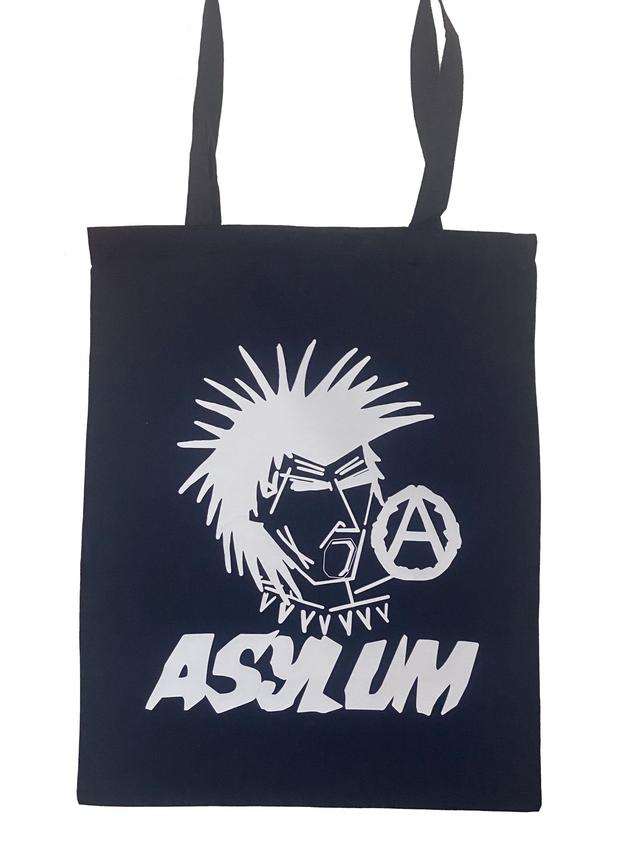 Asylum Black Large Tote Bag
