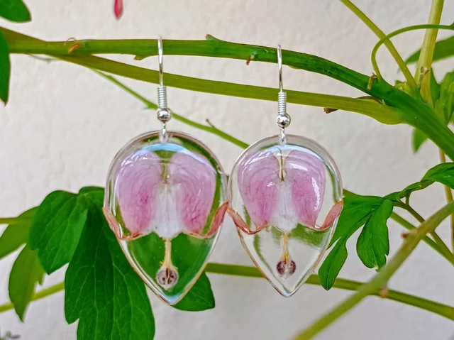 Boucles d'oreilles Cœur-de-Marie