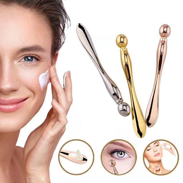 Gold Eye Cream Applicator &amp; Facial Massage Wand