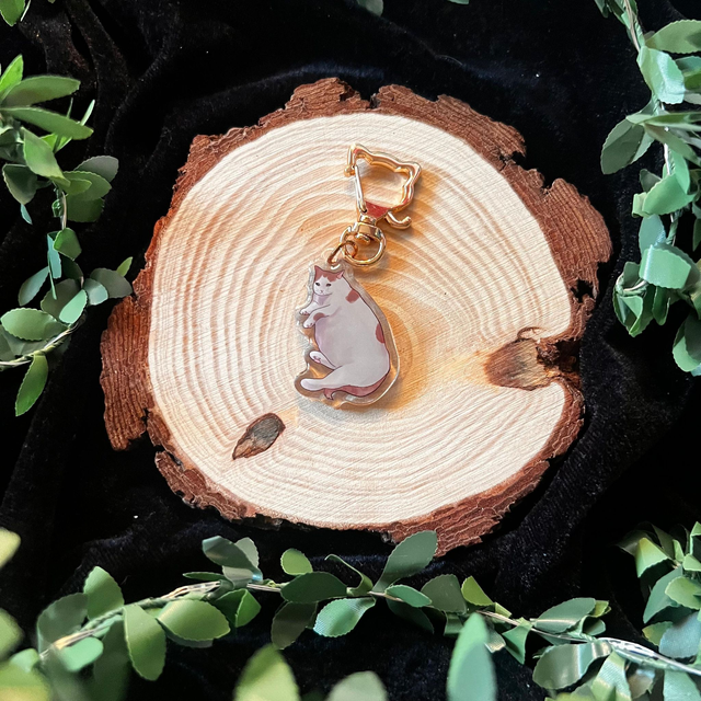 Llavero Gato // Gato gordo llorando