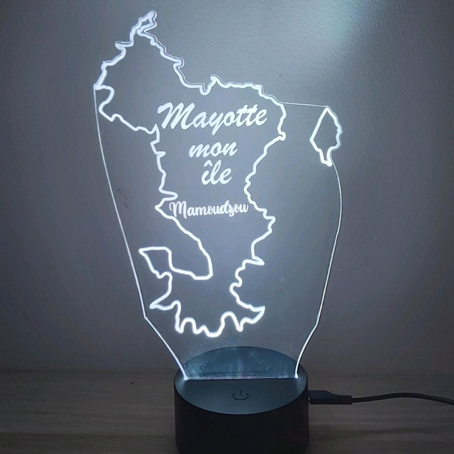 Lampe 3d Mayotte