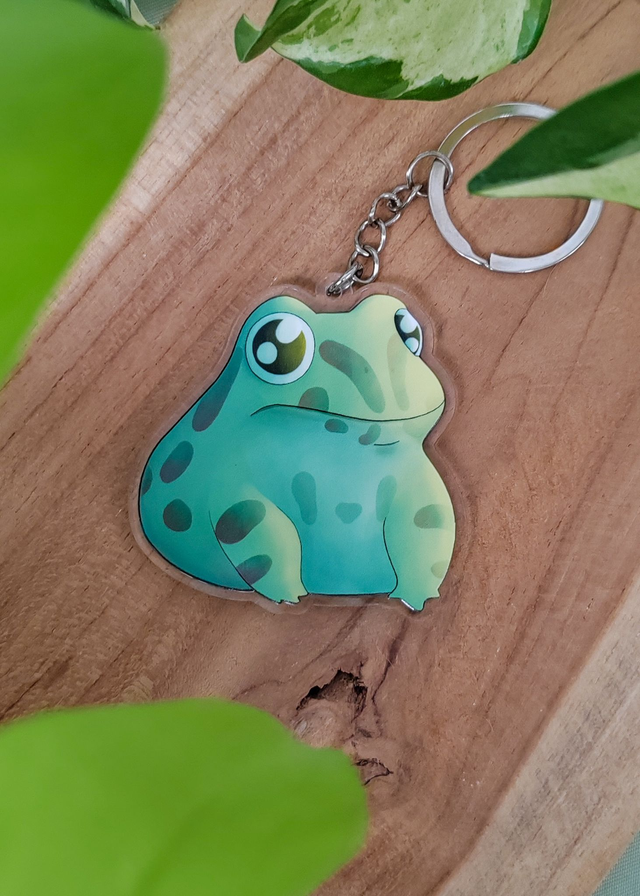 Porte-clés - Grenouille Pacman