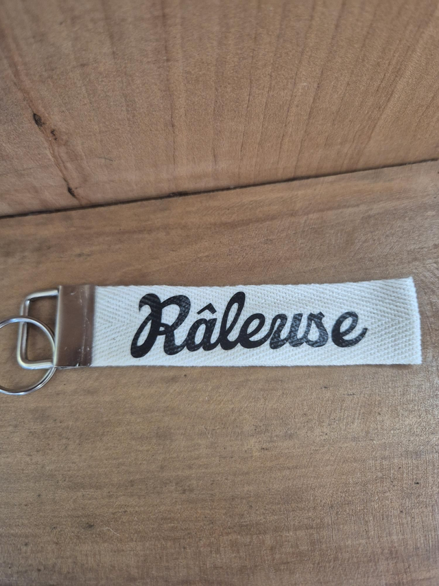 Porte clef ruban " Râleuse "