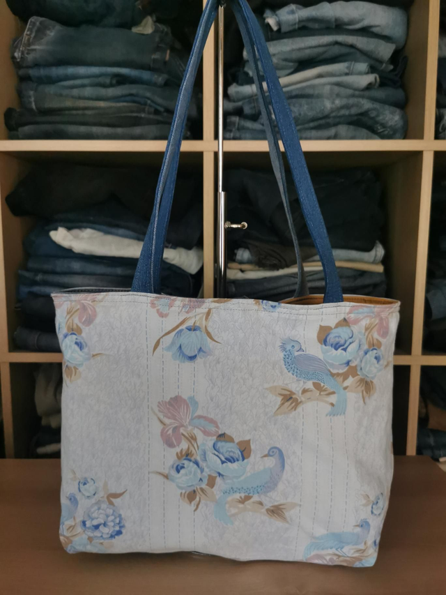 Sac en jeans recyclés #240 - Coloré et fonctionnel