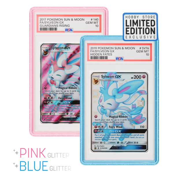 GradedGuard PINK/BLUE Glitter (PSA) Limited Edition - Hobby Store Exclusive