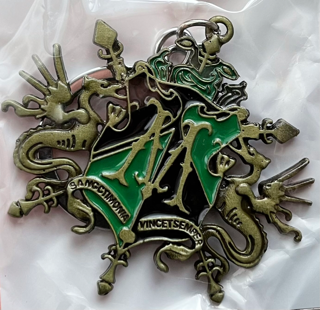 Portachiavi Stemma Malfoy, in metallo