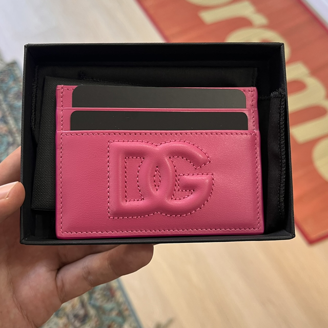 Dolce e Gabbana porta carte in pelle di vitello NEW