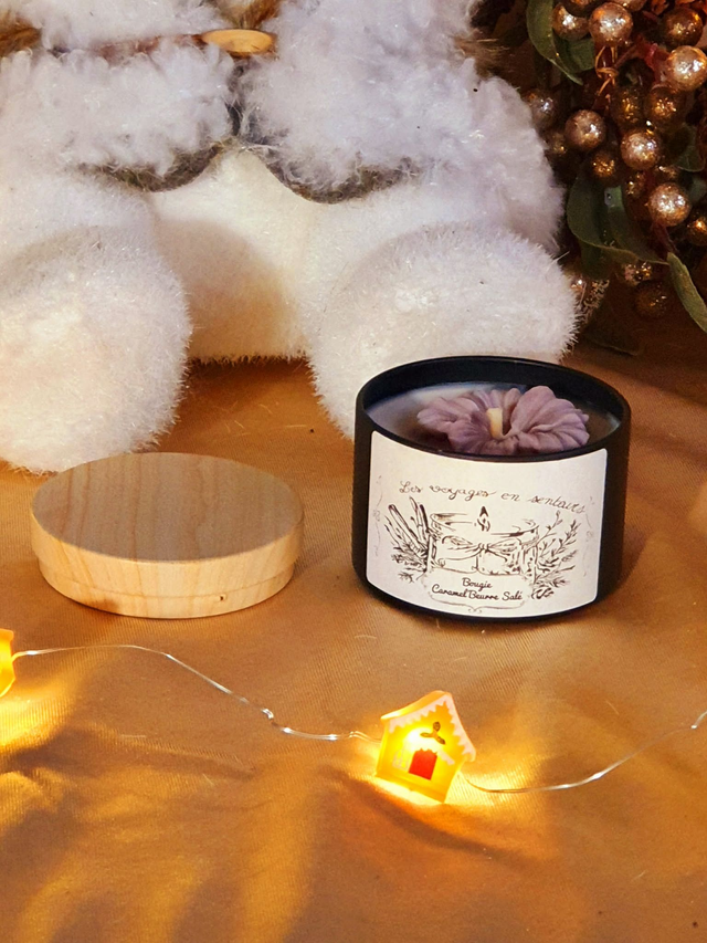 Bougie Caramel au Beurre Salé (Hibiscus)