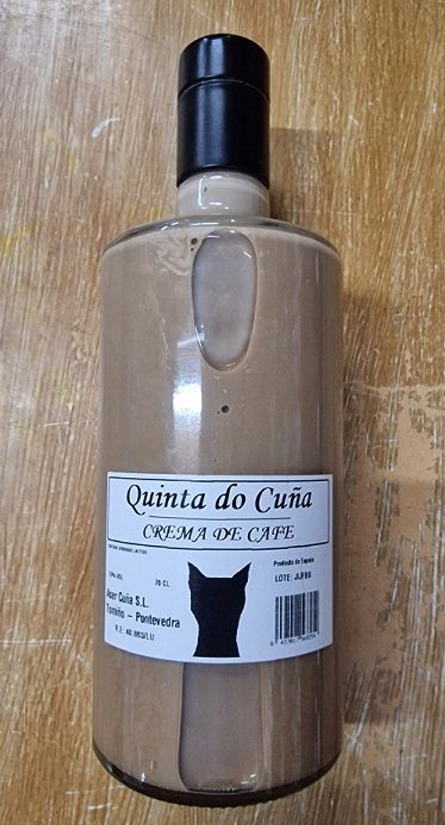 Licor Crema de Café QUINTA DA CUÑA 70 cls.