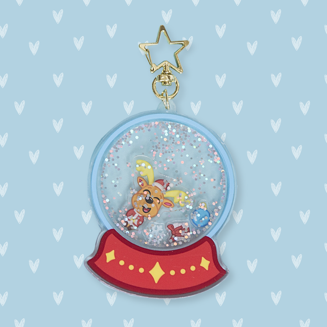 Christmas Jingle shaker keychain