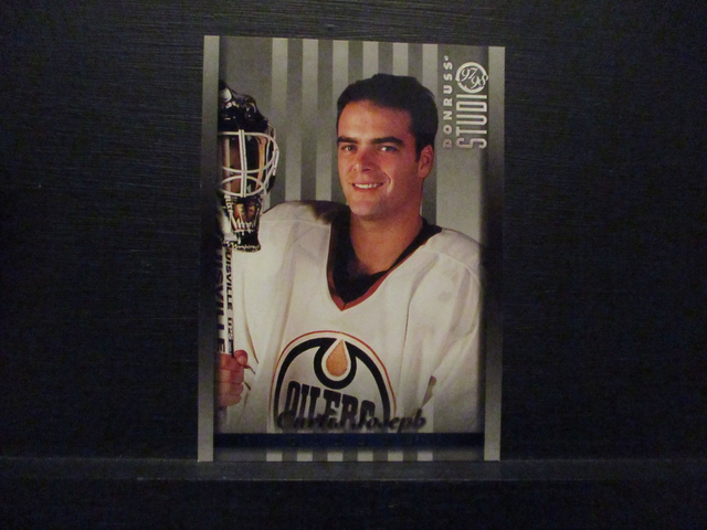 Curtis Joseph - NFL 1997 Donruss Studio Ice Hockey Original Trading Card #29