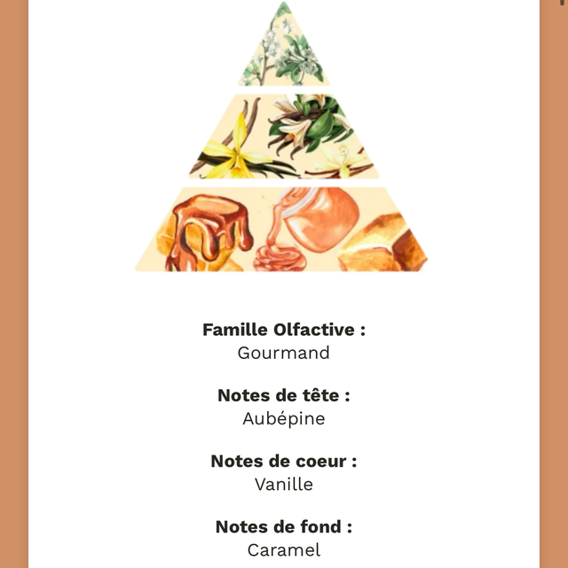 Bougie Macaron Vanille