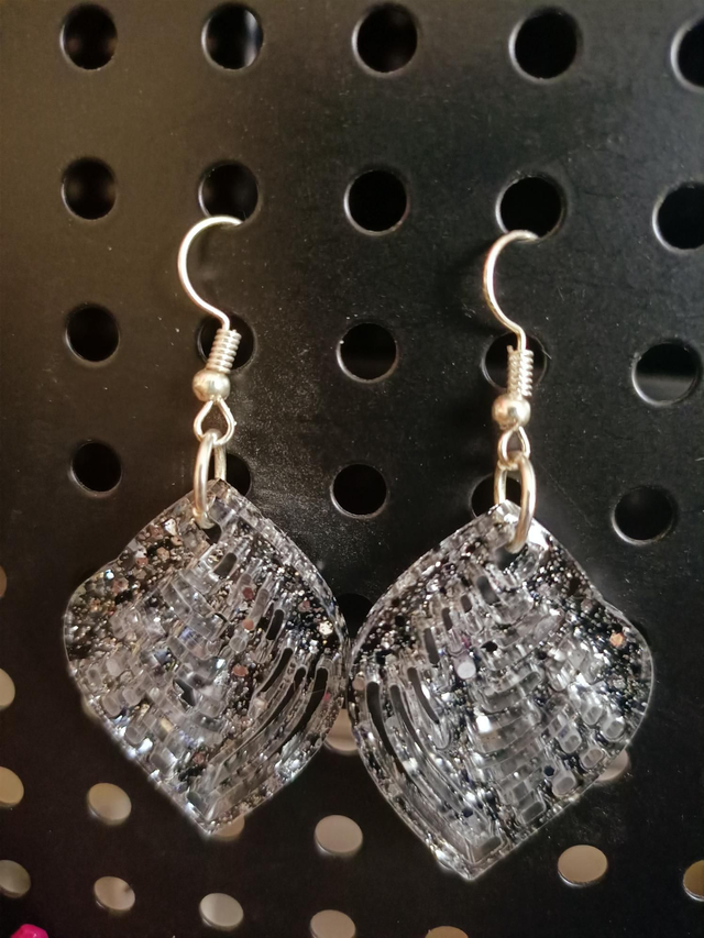 Boucles d&#039;oreilles paillettes 